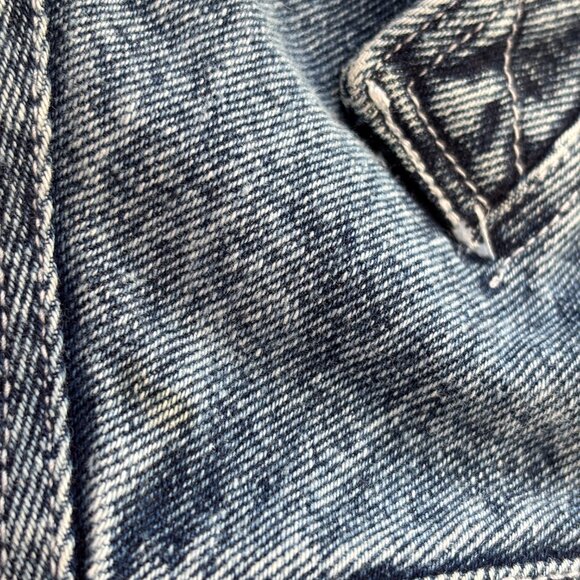 80s Acid Washed Crop Denim Jacket - Picture 16 of 16